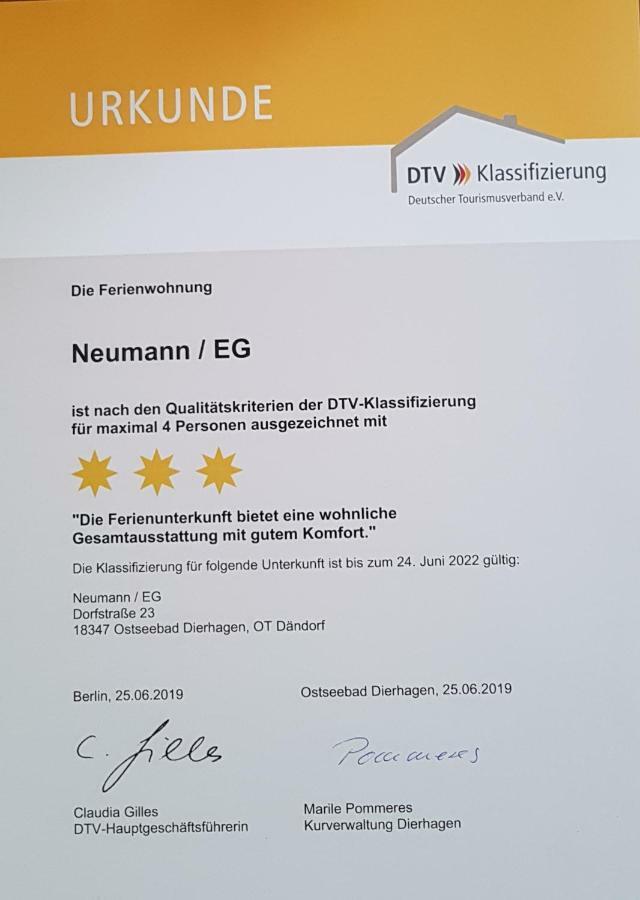 3***Ferienwohnungen Neumann Dändorf Екстериор снимка
